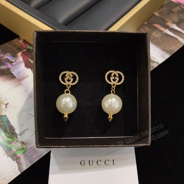 GUCCi飾品 古馳耳飾耳環 Gucci古馳珍珠耳釘  zgbq1207
